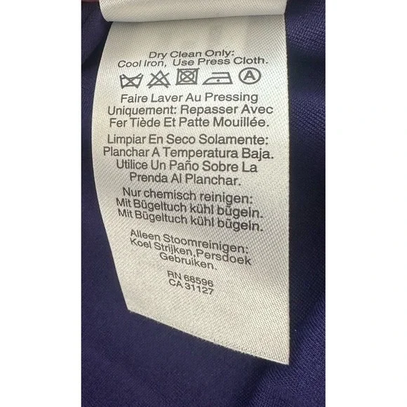 NEW DKNY Womens Purple Crochet Lace V-Neck Sleeveless Dress Size 6 Wedding NWT - Picture 9 of 12